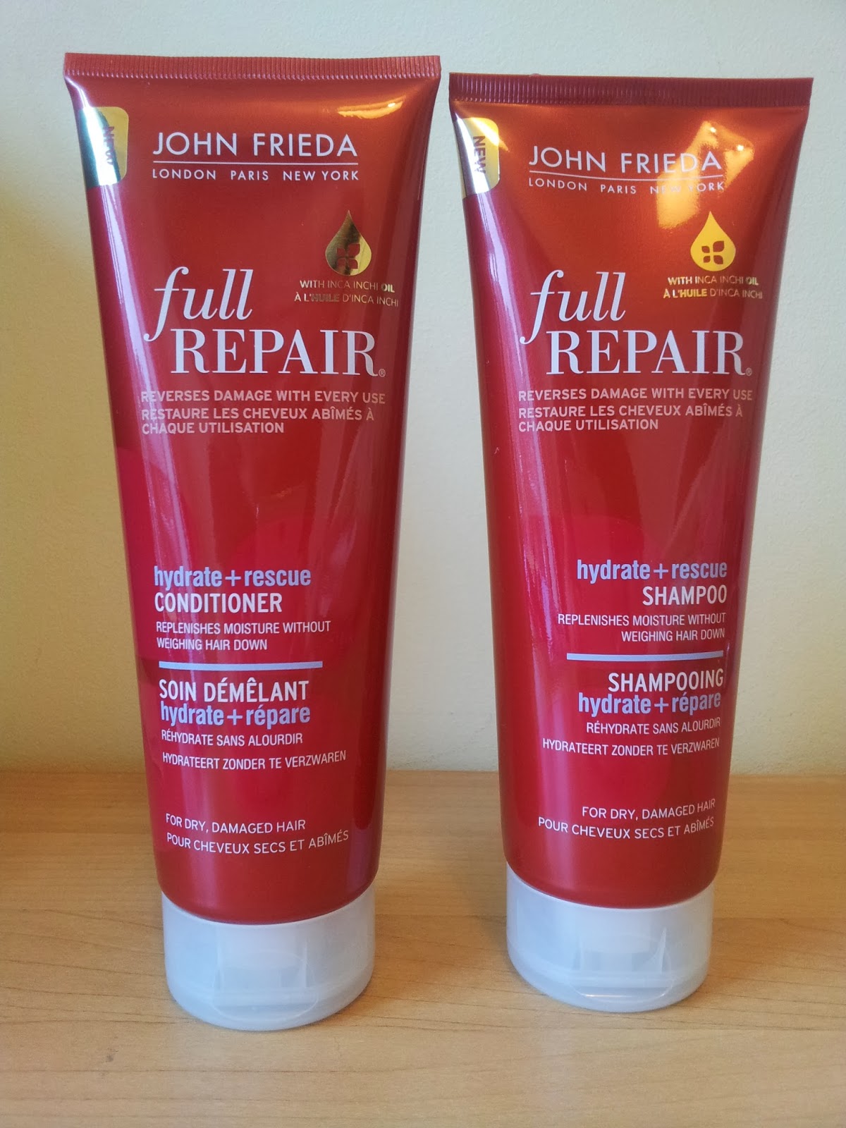 Beauty and the Blogger John Frieda Full Repair Shampoo and Conditioner