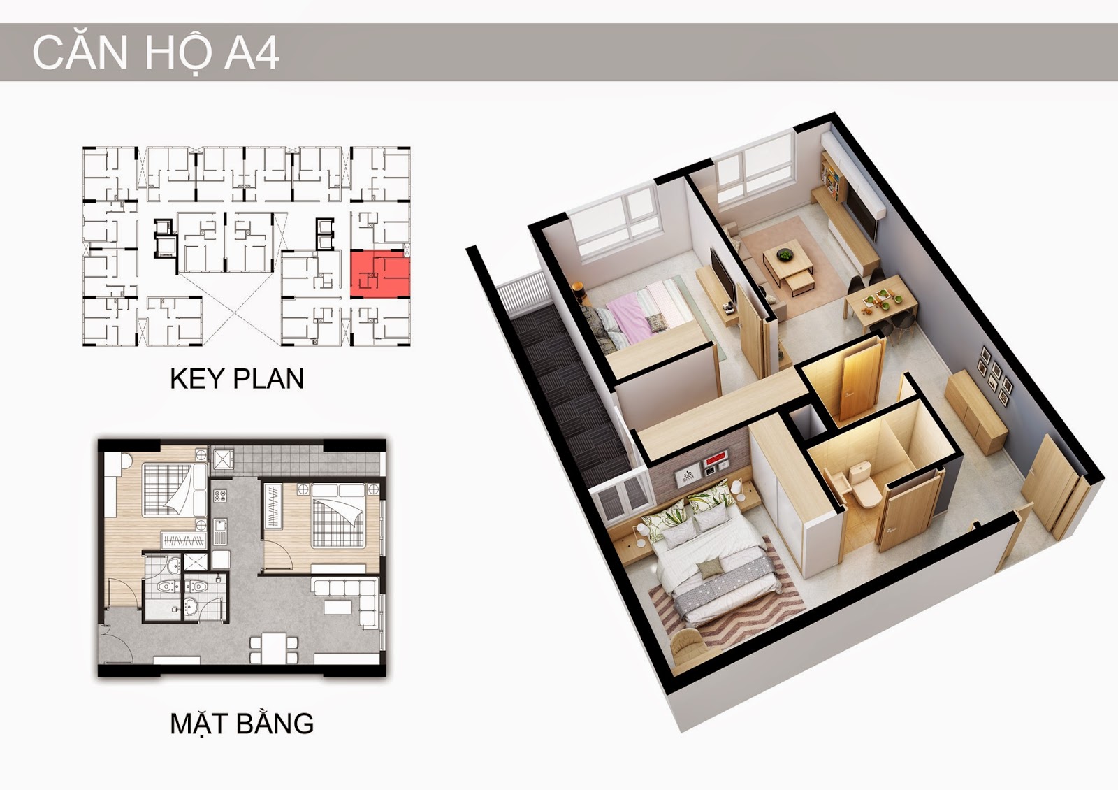 Chung cư Chánh Hưng diện tích 59,5m2