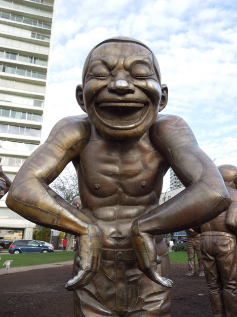 A-maze-ing Laughter statue