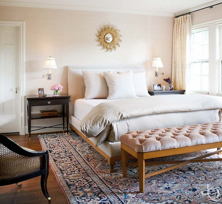 Shorely Chic Sunburst Mirrors in the Bedroom