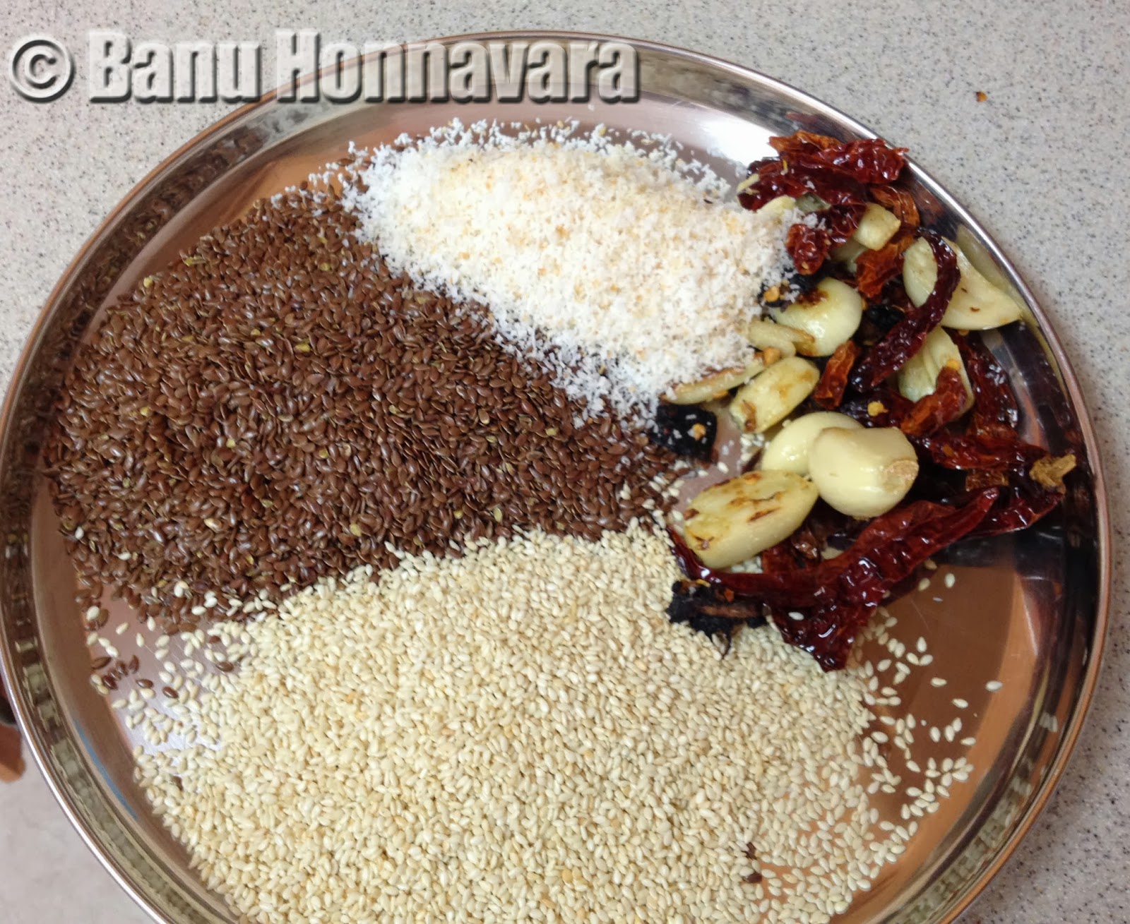 Recipes from the World Flax Seed and Garlic Chutney Powder