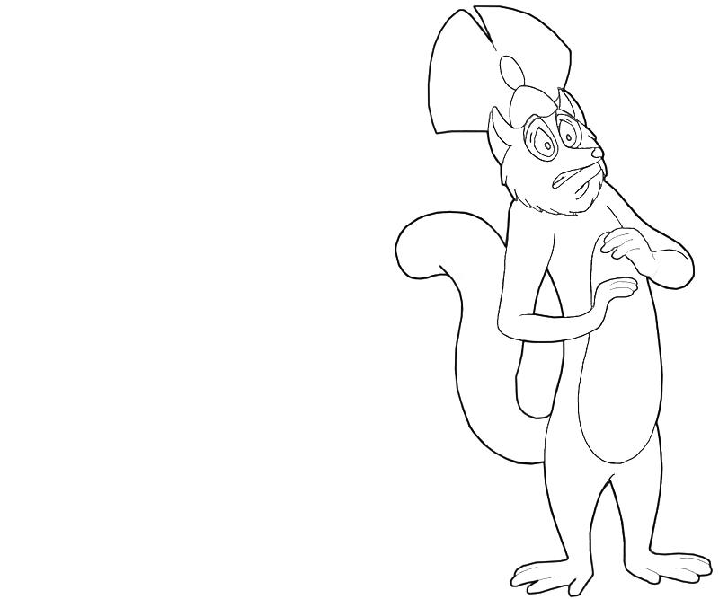 Printable King Julien Fear Coloring Pages printable-king-julien-fear-coloring-pages
