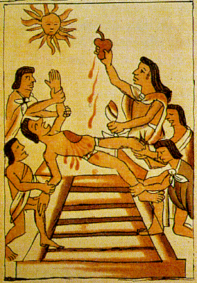 Mayan Sacrifice, remove heart Mayan Sacrifice, remove heart