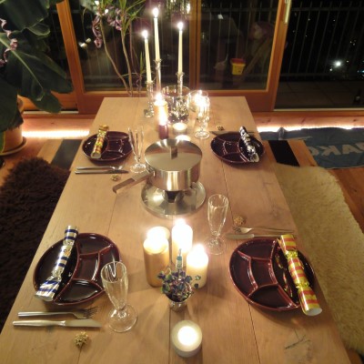 silvester tischdeko an habe ich noch kurzerhand die fa 1 4 r ein fondue a bernommen party deko selber machen silvester tischdeko an habe ich noch kurzerhand die fa 1 4 r ein fondue a bernommen party deko selber machen