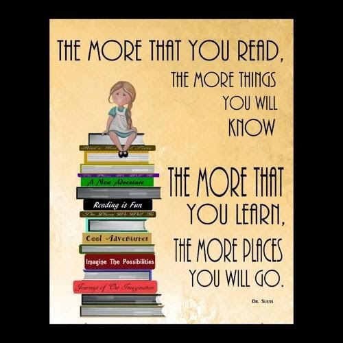 The More That You Read...
