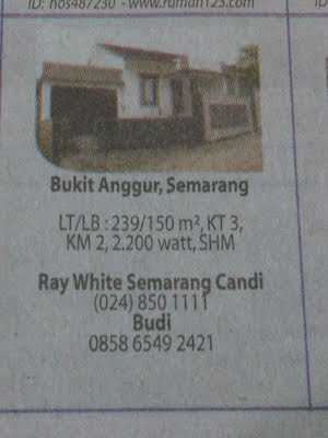 perumahan murah di surabaya on ... di Bukit Anggur Semarang ini diambil dari iklan jual rumah dijual di