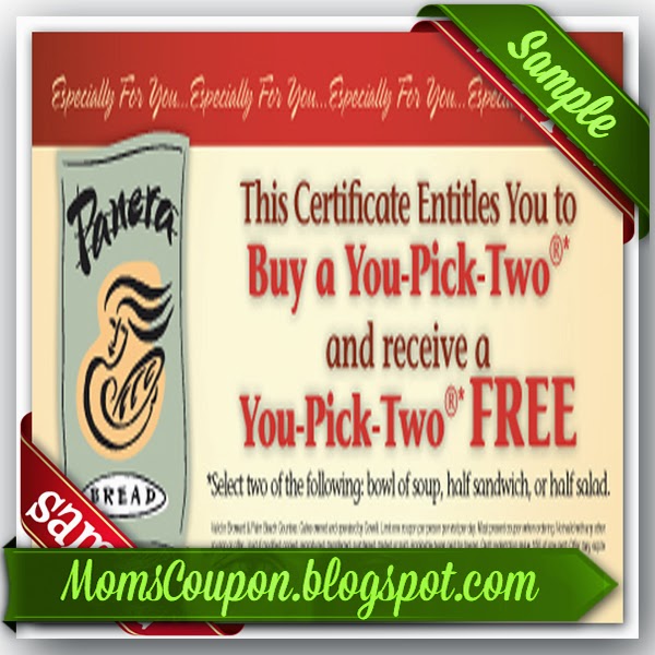 Panera coupon code for online ordering