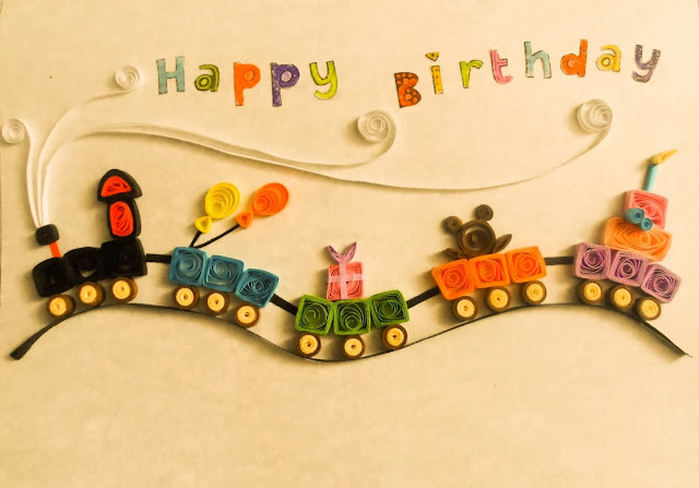 handmade quilled birthday cards ideas