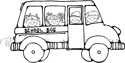 Bus Coloring Page Bus Coloring Page