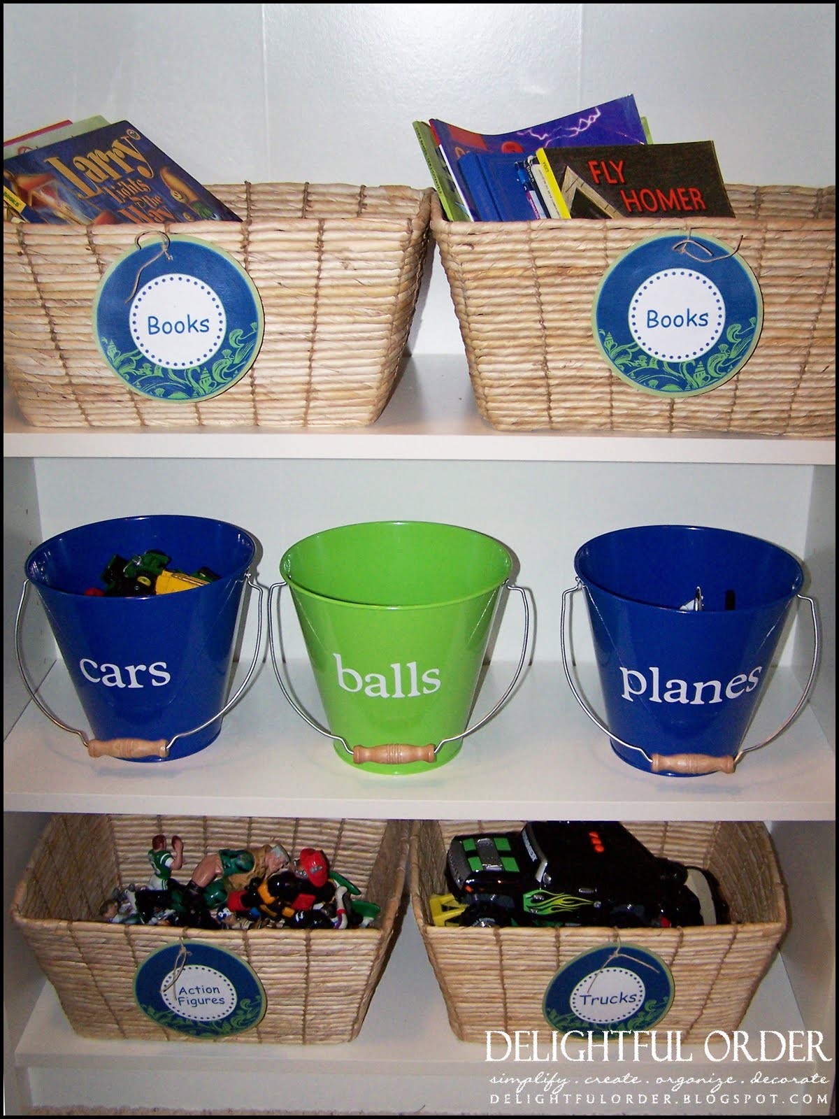 Delightful Order Storing Children's Toys & Books Part 2