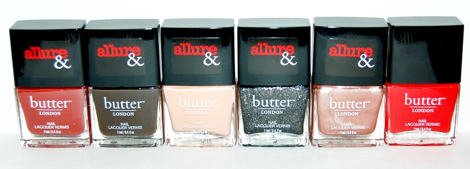 Allure & Butter London Arm Candy Nail Polish Collection* The Beauty Isle