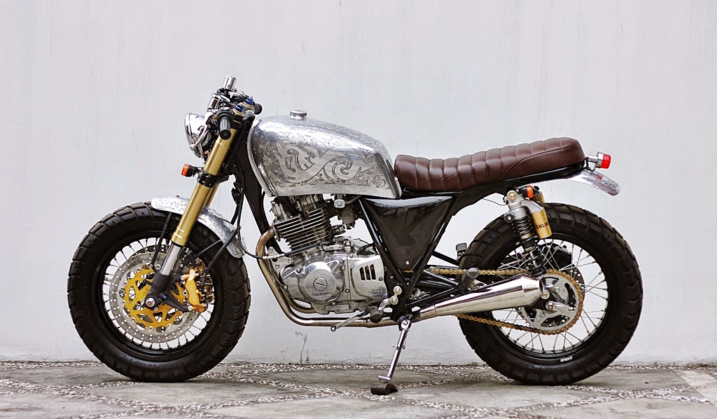 Racing Cafe Suzuki Gsx 250 The Metal Scorpion By Studio Motor