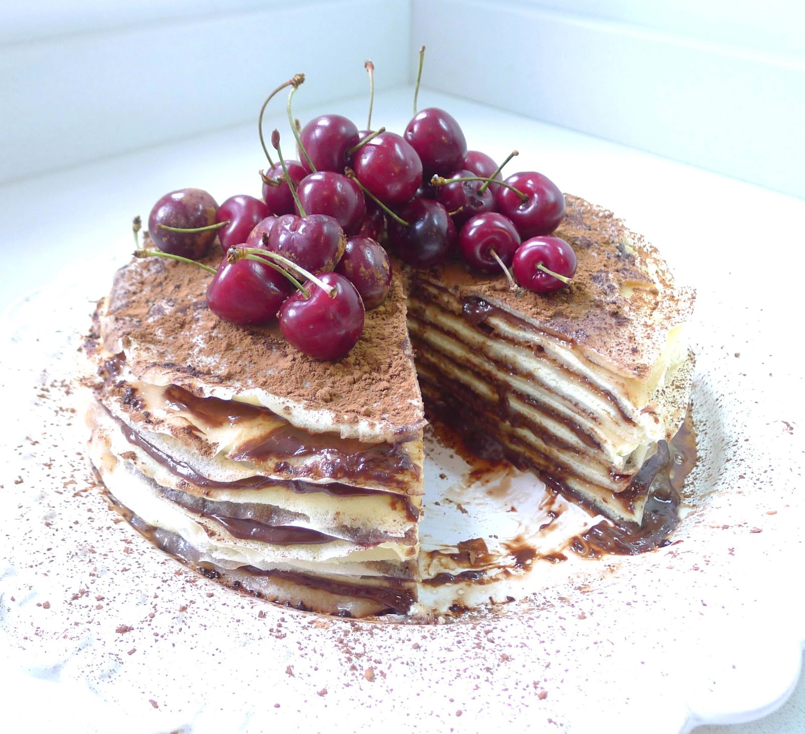 UndomestiKATEd Nutella pancake cake