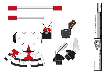 Tokusatsu Tools Papercraft up S.H.F paper toy - Page 3 5+x+rider