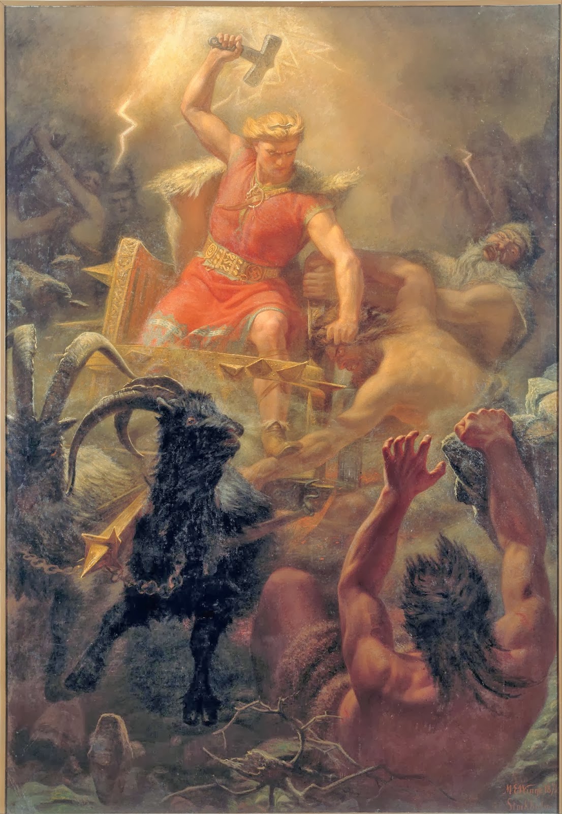 The feeling of knowledge Thor, the god of Thunder