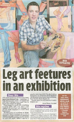 Daily Mirror Article L. E. Gav Thorpe in the Daily Mirror