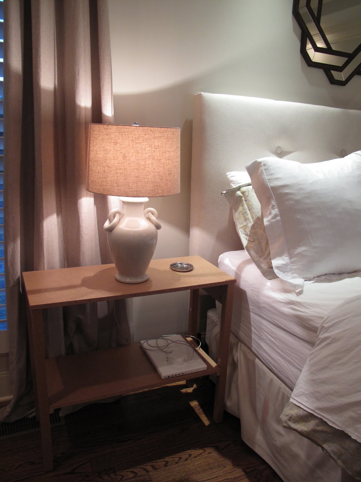 alamode Skirted Bedside Tables