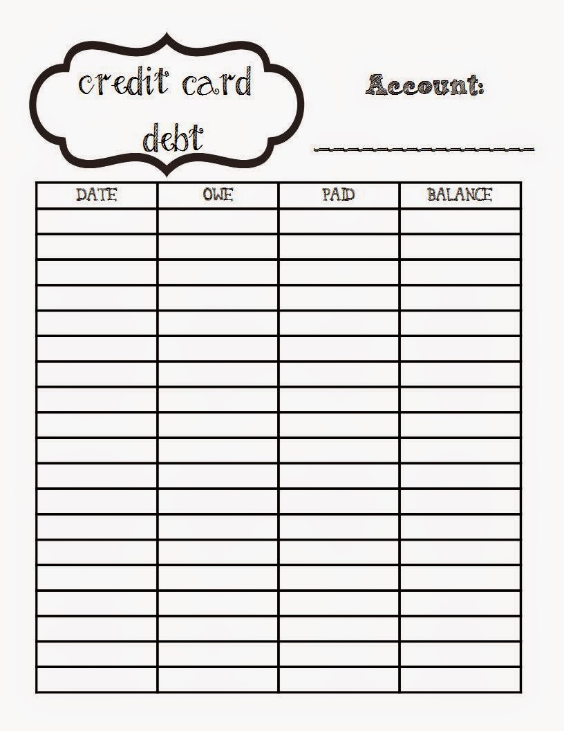 credit card log
