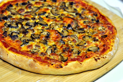 Pizza with Italian Sausage and Mushrooms | Taste As You Go