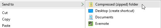 cara kompres folder untuk dikirim via email