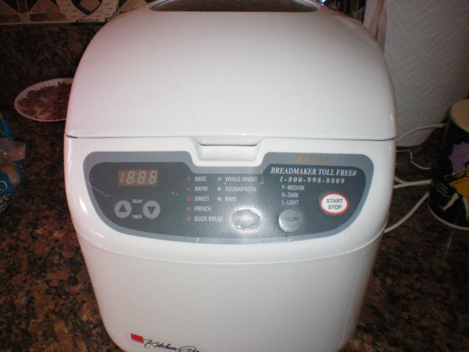 regal bread machine k6725