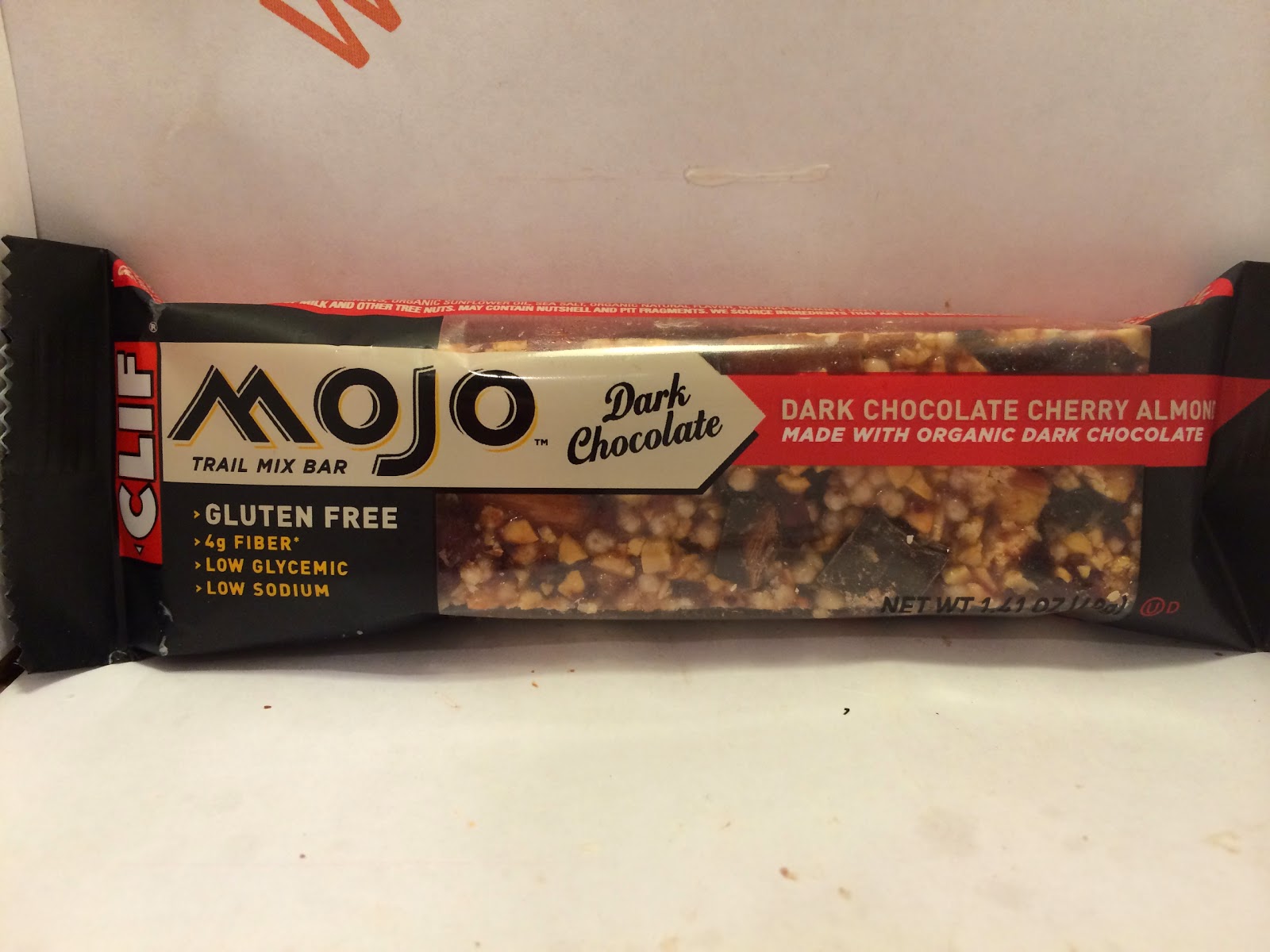Crazy Food Dude Review CLIF Mojo Dark Chocolate Cherry Almond Trail