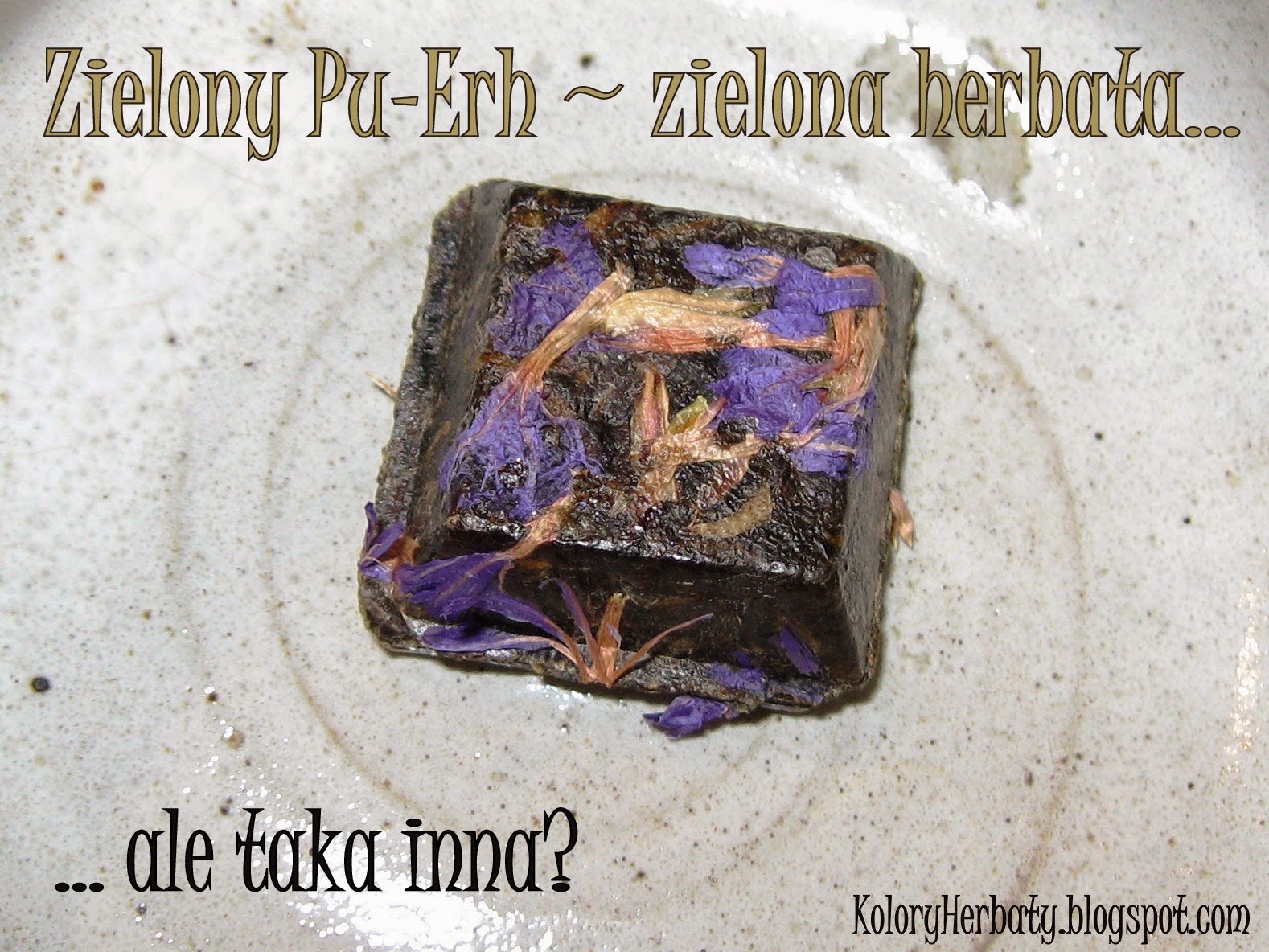 Zielony Pu-Erh w kostce