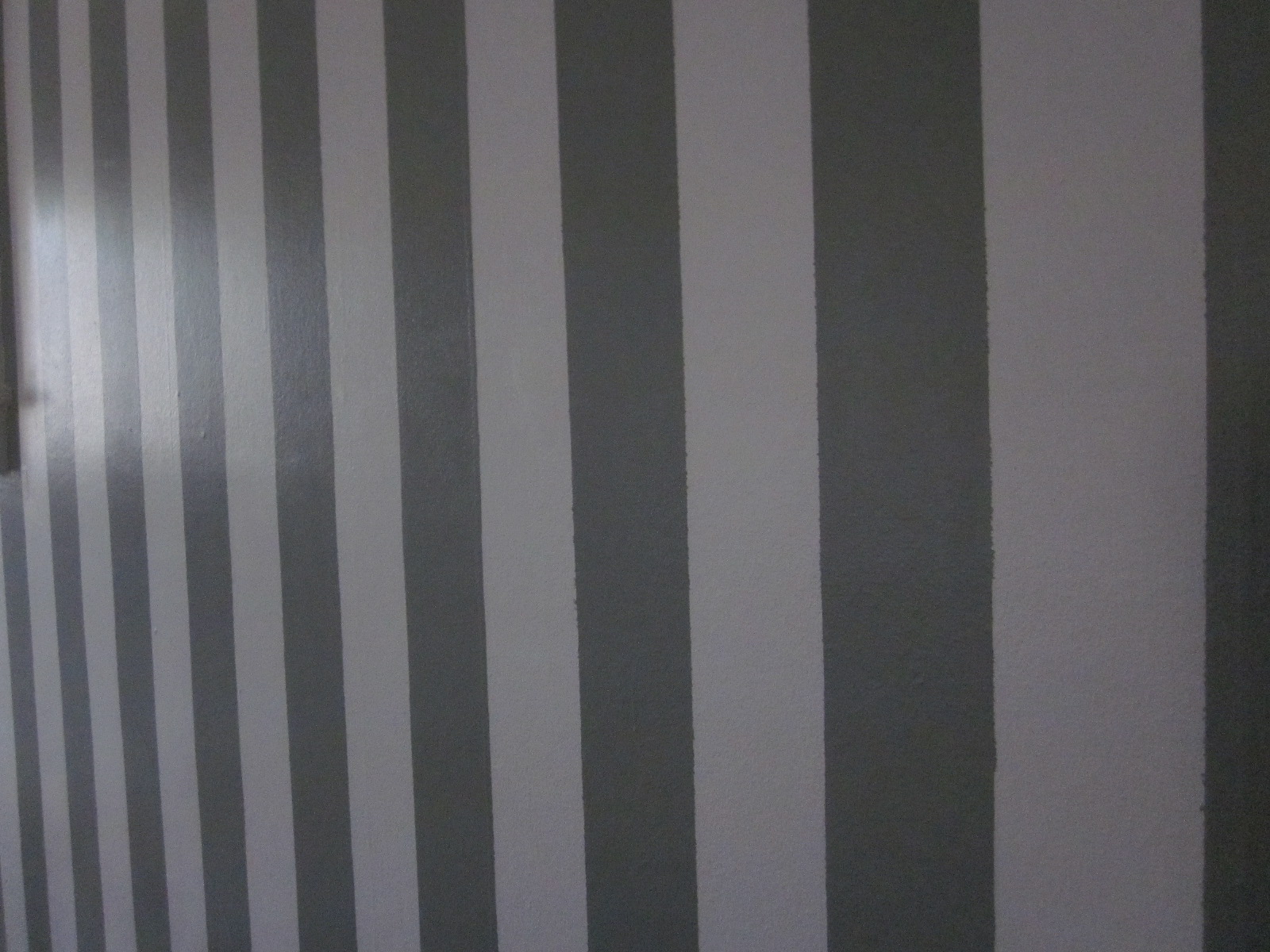 Another 100 year old house renovation Grey and white striped wall