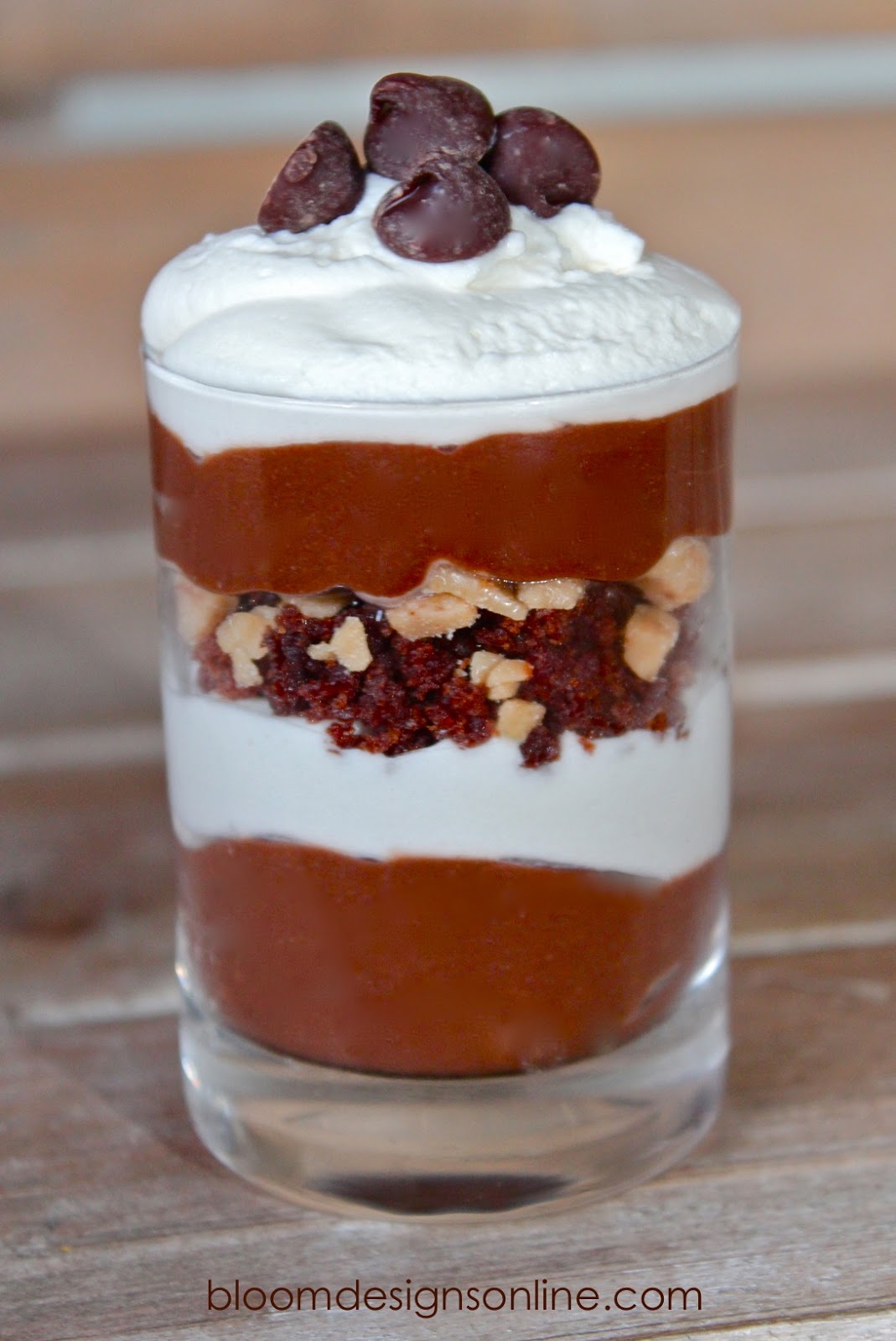 bloom designs Chocolate Brownie Heath Trifle