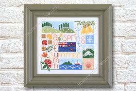 Four Seasons in New Zealand by homestitchness cross stitch design by homestitchness