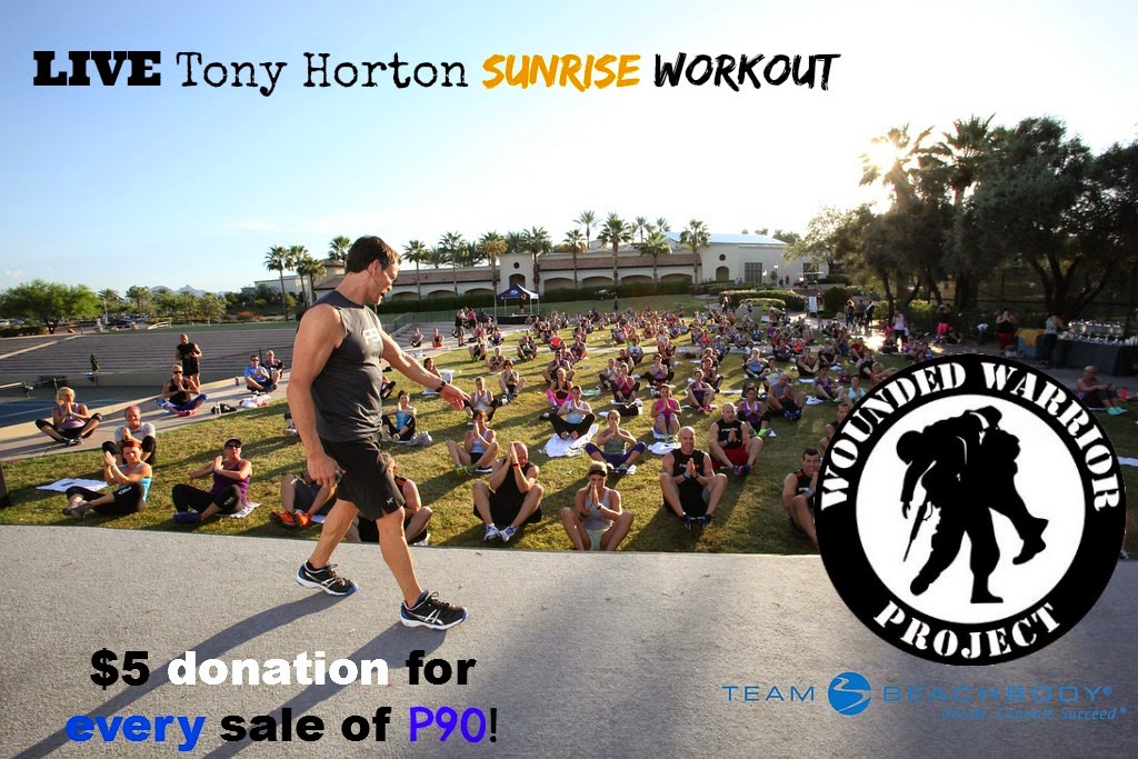 P90 , new tony horton workout, wounded warrior donations