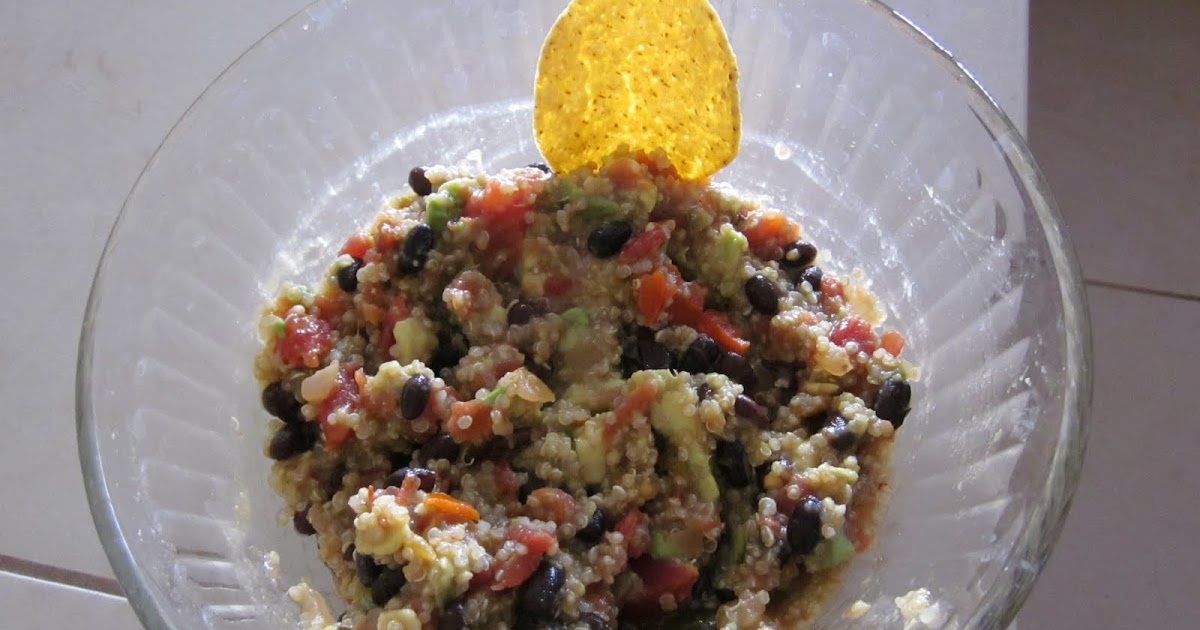 Quinoa, Avocado, Black Bean Dip