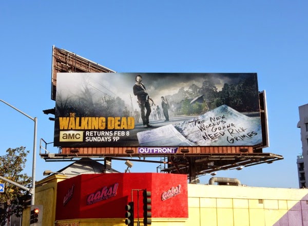 The Walking Dead midseason 5 billboard The Walking Dead midseason 5 billboard