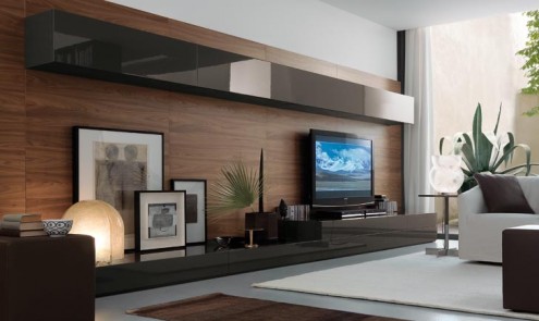 Modernos y lujosos muebles para tv para el living room o sala de ...