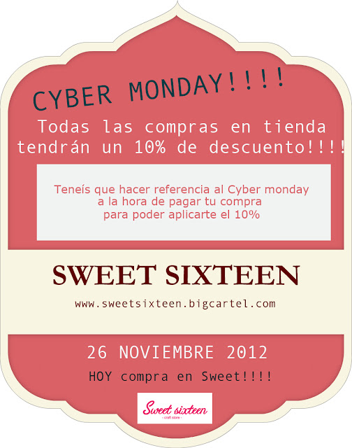 CYBER MONDAY en SWEET!!!! CYBER MONDAY en SWEET!!!!