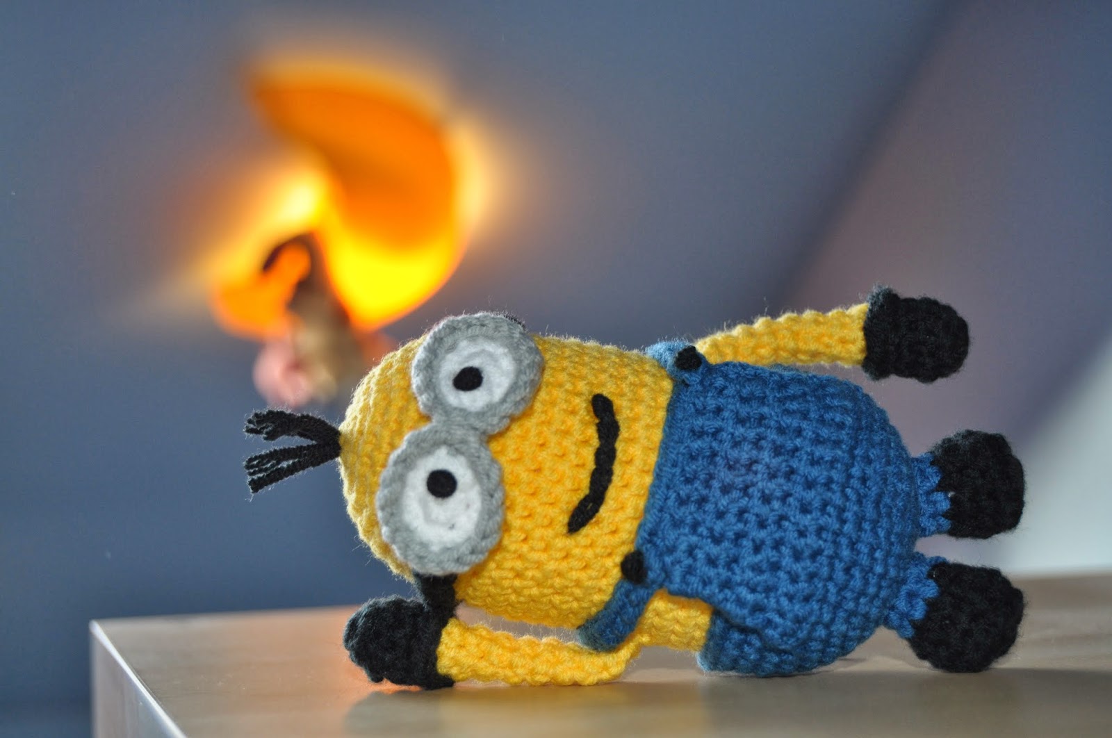 La vaquita de lanita: Amigurumi Minion (version 1)