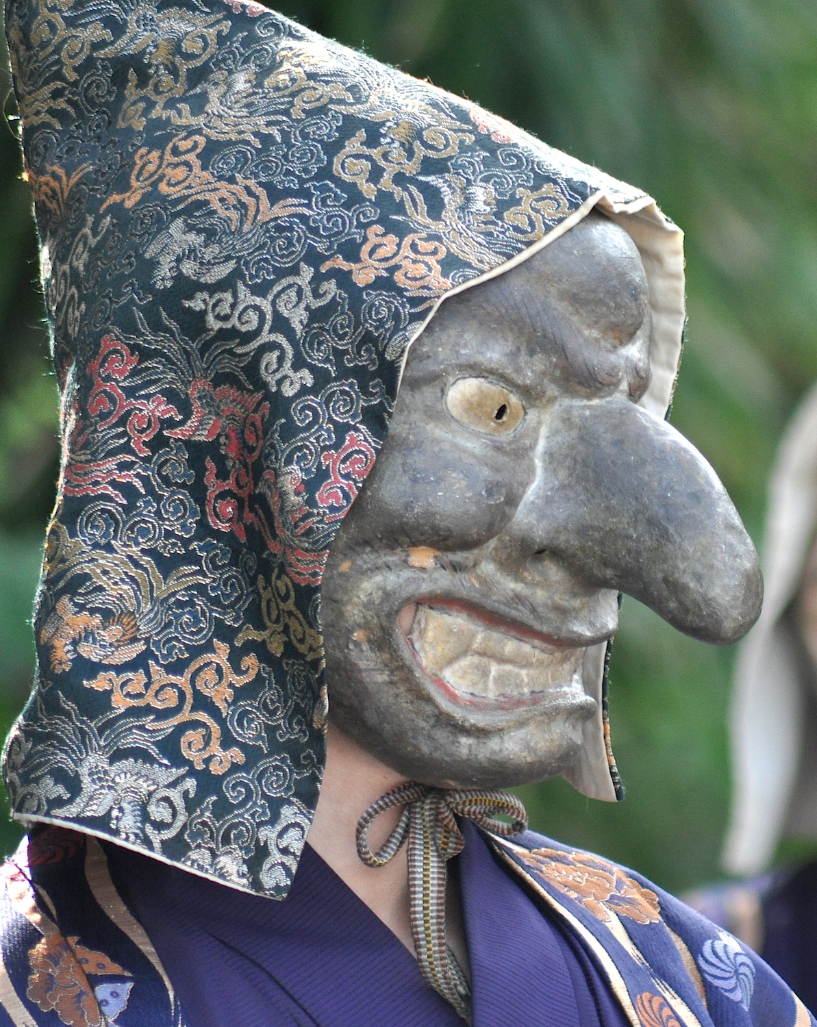 Menkake Gyoretsu Japanese Mask Festival in Kamakura