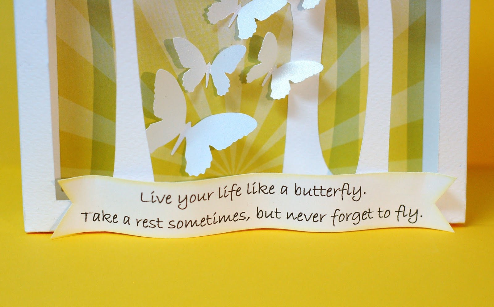 Paper Creations by Kristin: Butterfly wall art