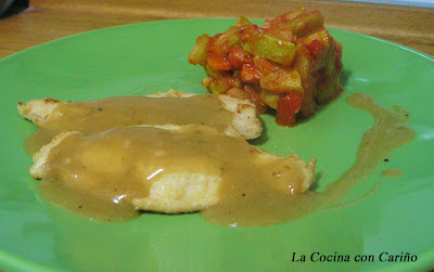 Filetes De Pollo En Salsa De Sobreusa Espirituosa
