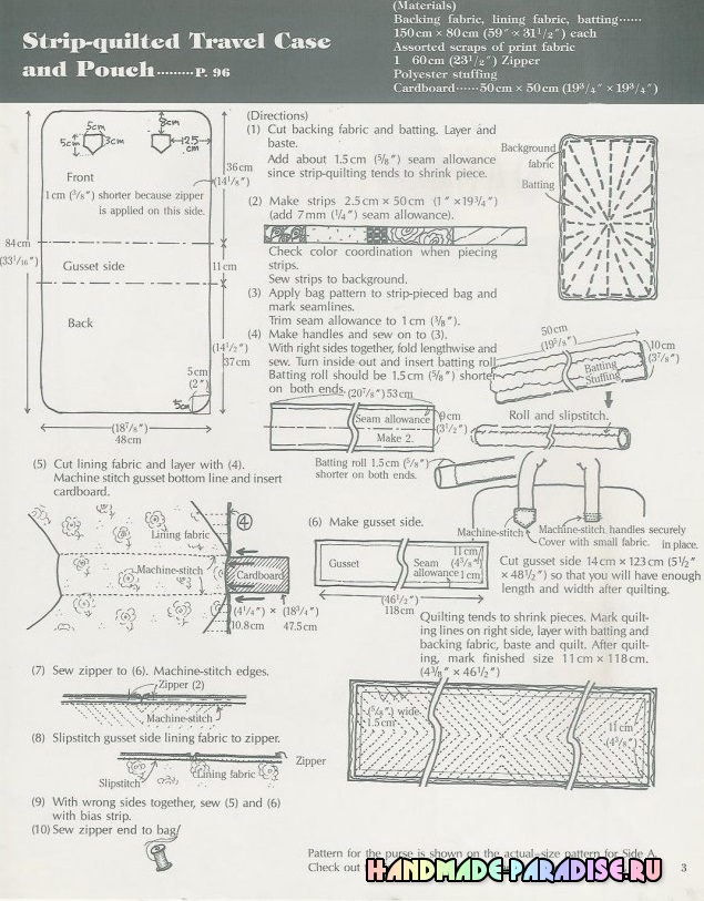 Сумки в технике пэчворк. Японский журнал