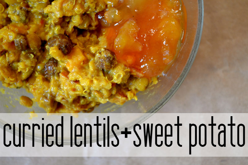 Recipe Curried Lentils with Sweet Potato & Quinoa Fleur d'Elise