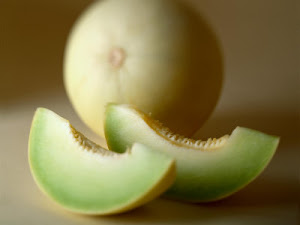 a honeydew melon