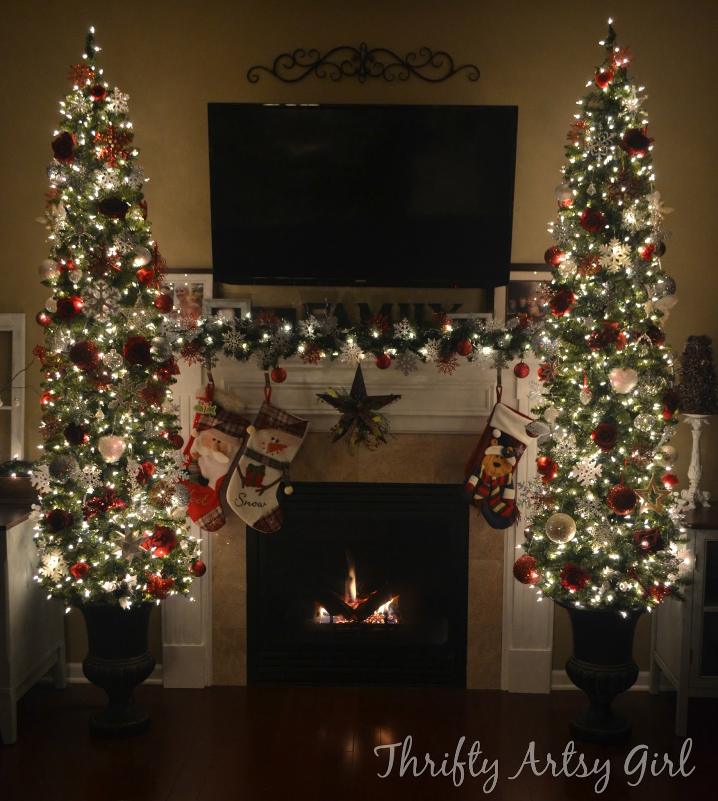 Thrifty Artsy Girl Oh Christmas Tree DIY Potted Topiary Skinny