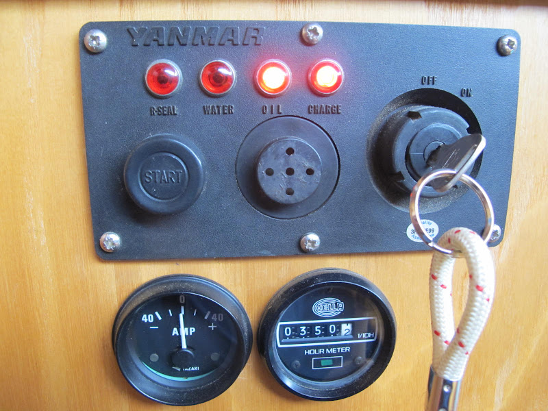 CKD Boats Roy Mc Bride Yanmar 1 GM10c diesel, water temperature