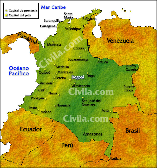 geografía de Colombia
