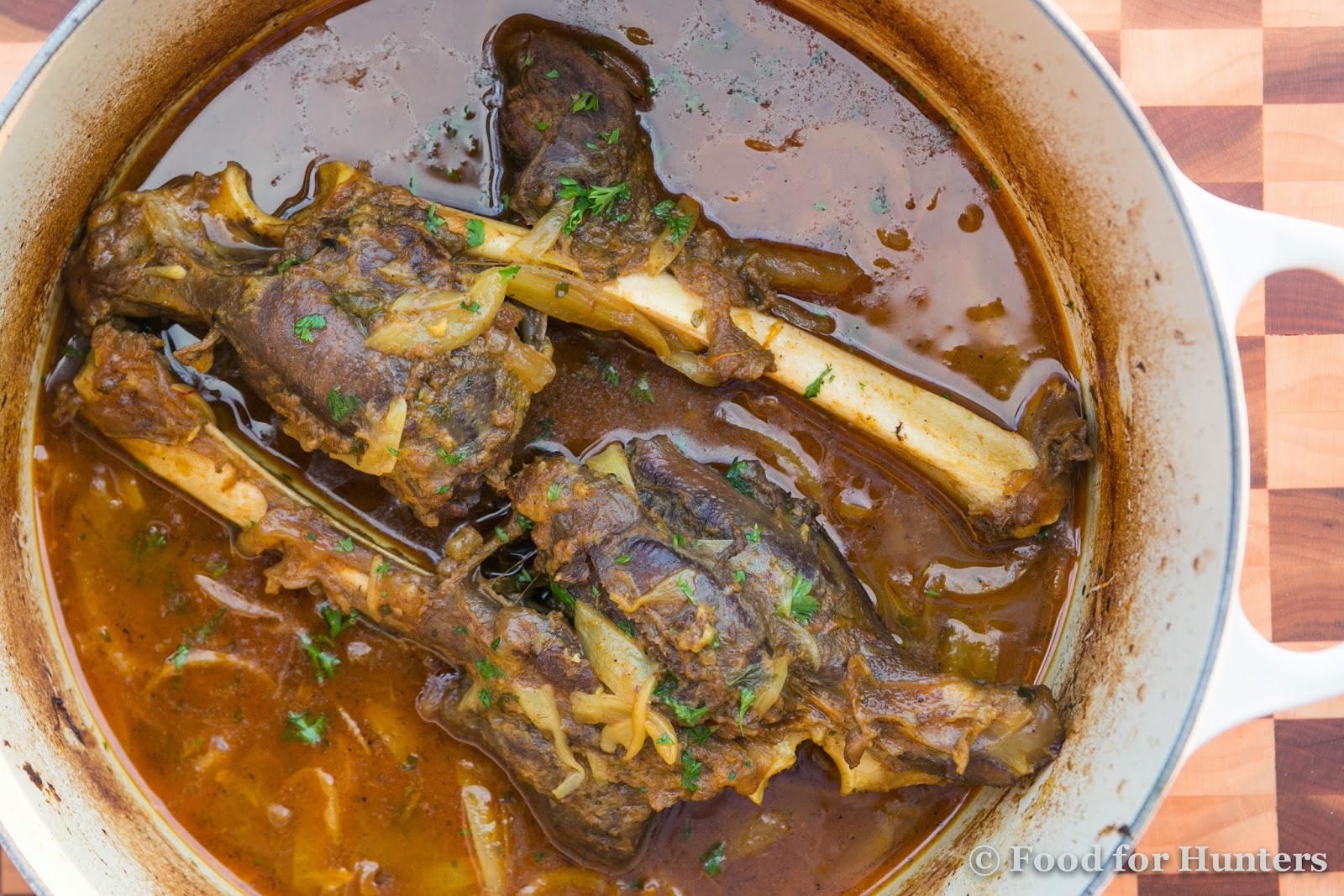 Food for Hunters Persian Venison Shank with Saffron