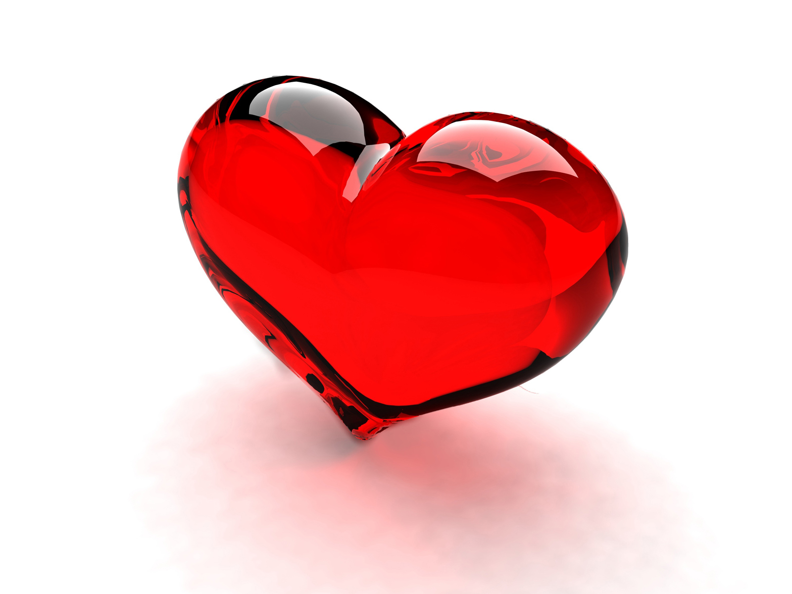 wallpaper: Glass Heart Wallpapers