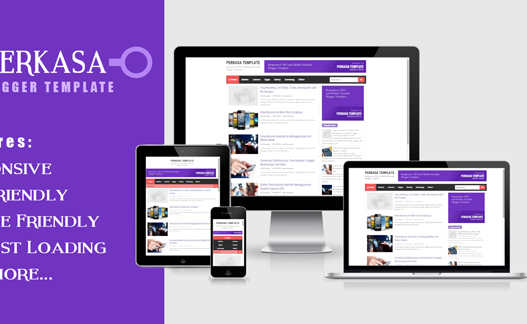 Perkasa Template: Responsive, SEO and Mobile Friendly Blogger Template