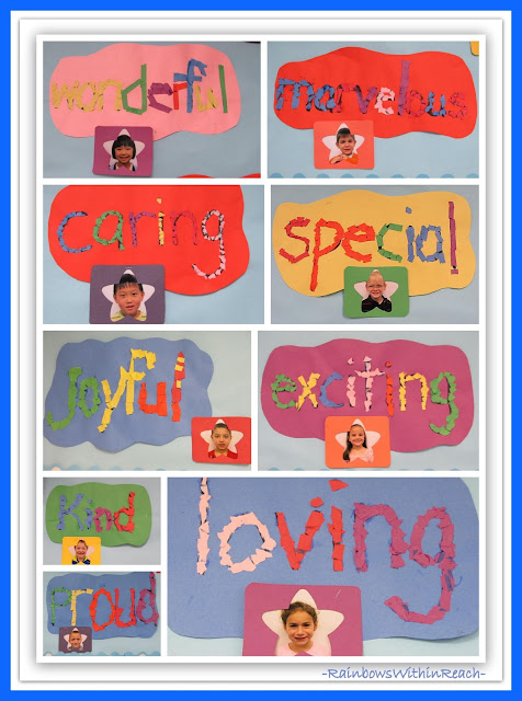 "I Am" Bulletin Board Adjectives in Response to "You're Wonderful" by Debbie Clement "I Am" Bulletin Board in Response to "You're Wonderful" by Debbie Clement