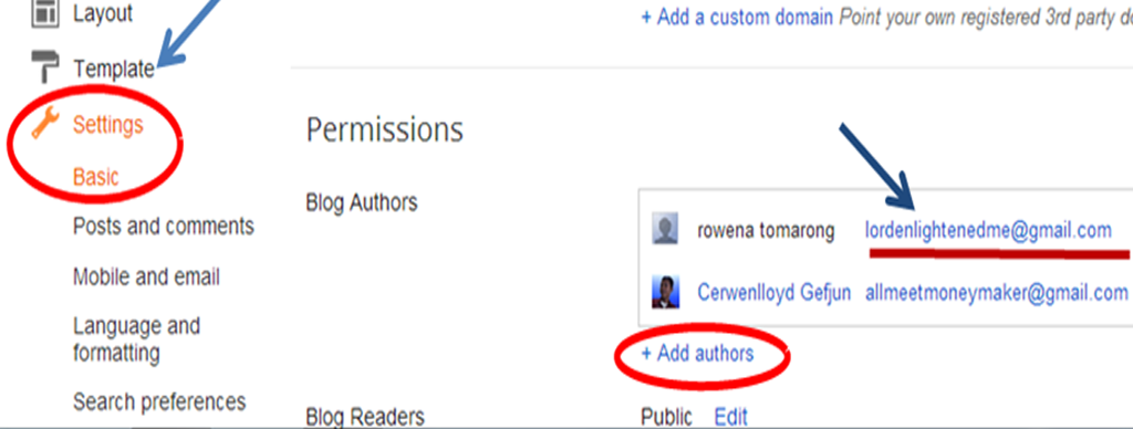 add new authors blogger blog